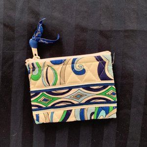 Vera Bradley Coin Purse Mediterranean White